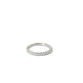 14k White Gold .25ct G SI1 Round Diamond Anniversary Wedding Band